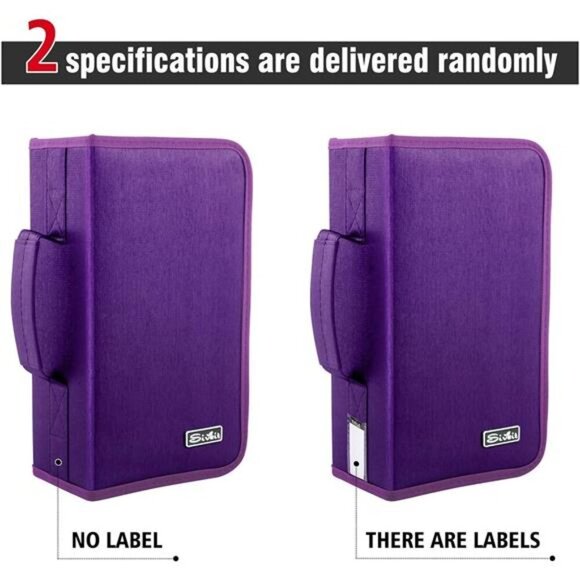 DVD Case, 128 Capacity CD/DVD Case Wallet Binder Storage Holder Booklet - Picture 2 of 7